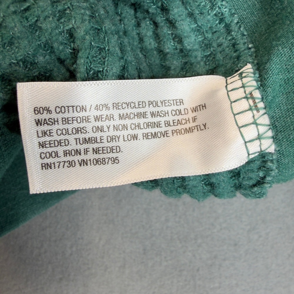 Cat & Jack Boys Teal Green Waffle Knit Joggers Size S 6/7 Thermal Pants - Picture 6 of 7
